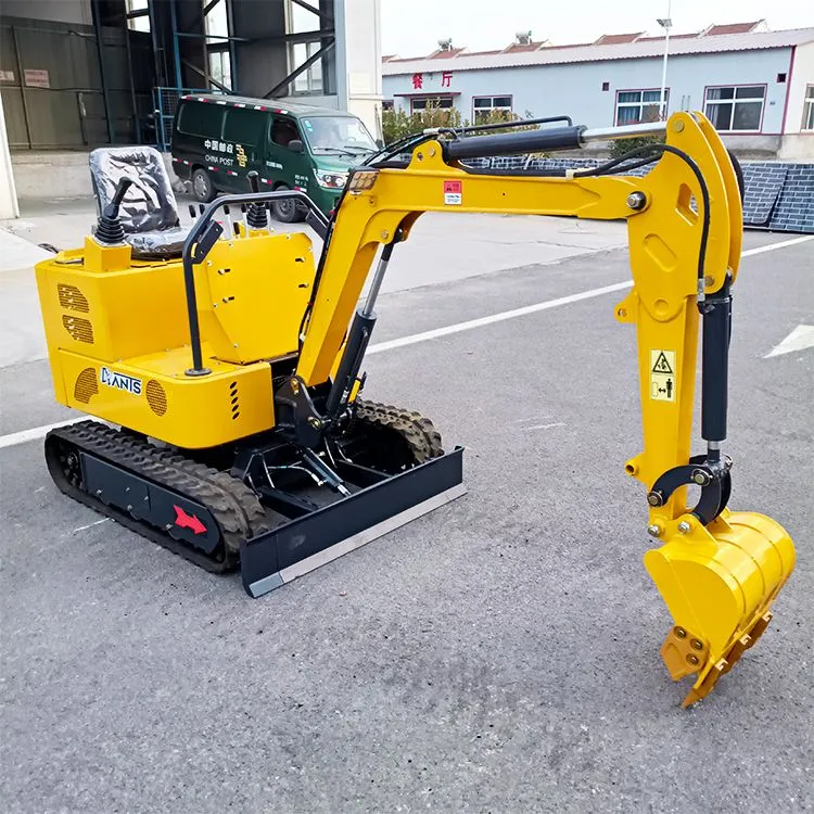 Kodus kasutatav kummiroomikuga miniekskavaator